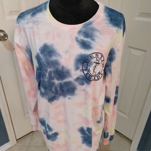 NWOT Tie dye XL long sleeved shirt w Destin Florida Logo